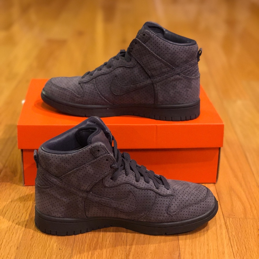 RARE (ONLY ONE ON POSH) DQM Dunk purple Nike High Dunk Dave’s quality meat - Picture 3 of 9